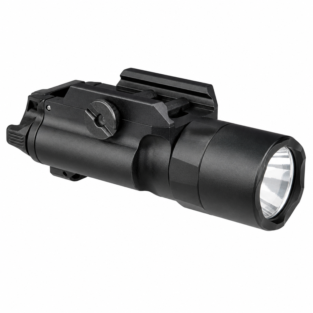 SureFire Masterfire X300 Ultra Weapon Light, 6V, Universal/Picatinny Thumb Screw Rail Mount, 600 Lumens, Z-Xbc Push/Toggle Switch, Black, X300UH-B